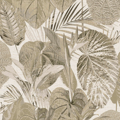 Tapetes ar džungļu rakstu, viegli teksturētas, matētas: bēša, 1400517 AS Creation