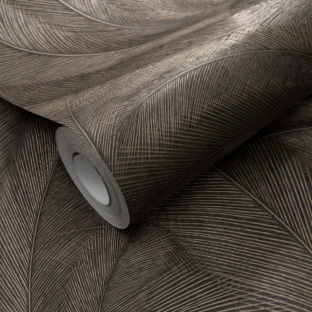 Tapetes 3776137: Lapas, brūna/zelta Erismann