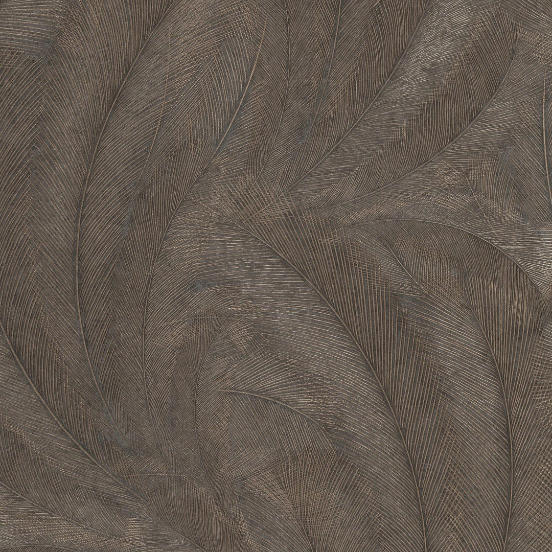 Tapetes 3776137: Lapas, brūna/zelta Erismann