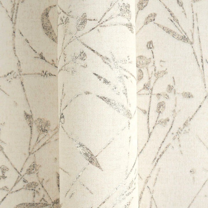 Tapetes ar elegantu augu un lapu dizainu - krēmkrāsa - 3007031 AS Creation