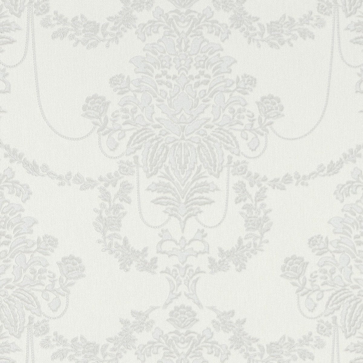 Tapetes ar ziedu rakstu, gaiši pelēkas, perlamutra efekts, 1028731 Erismann