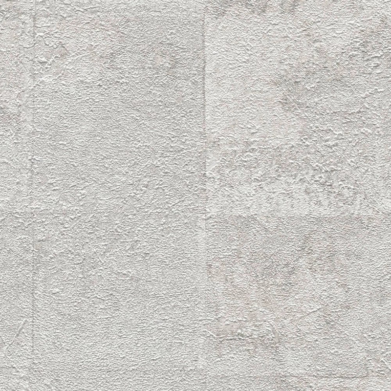 Wallpaper with tile appearance and metallic effect, grey - 1406651 AS Creation