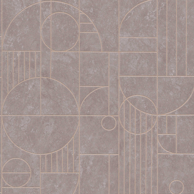 Tapetes ar ģeometrisko rakstu Filipīnu pelēkos toņos, 1363657 AS Creation