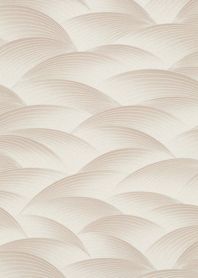 Tapetes ar ģeometrisko rakstu: viļņi bēšā krāsā, Erismann, 3751622 Erismann