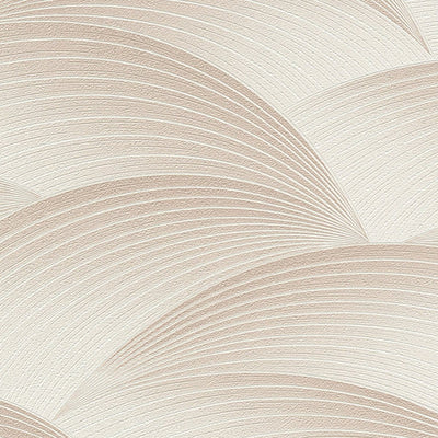 Tapetes ar ģeometrisko rakstu: viļņi bēšā krāsā, Erismann, 3751622 Erismann