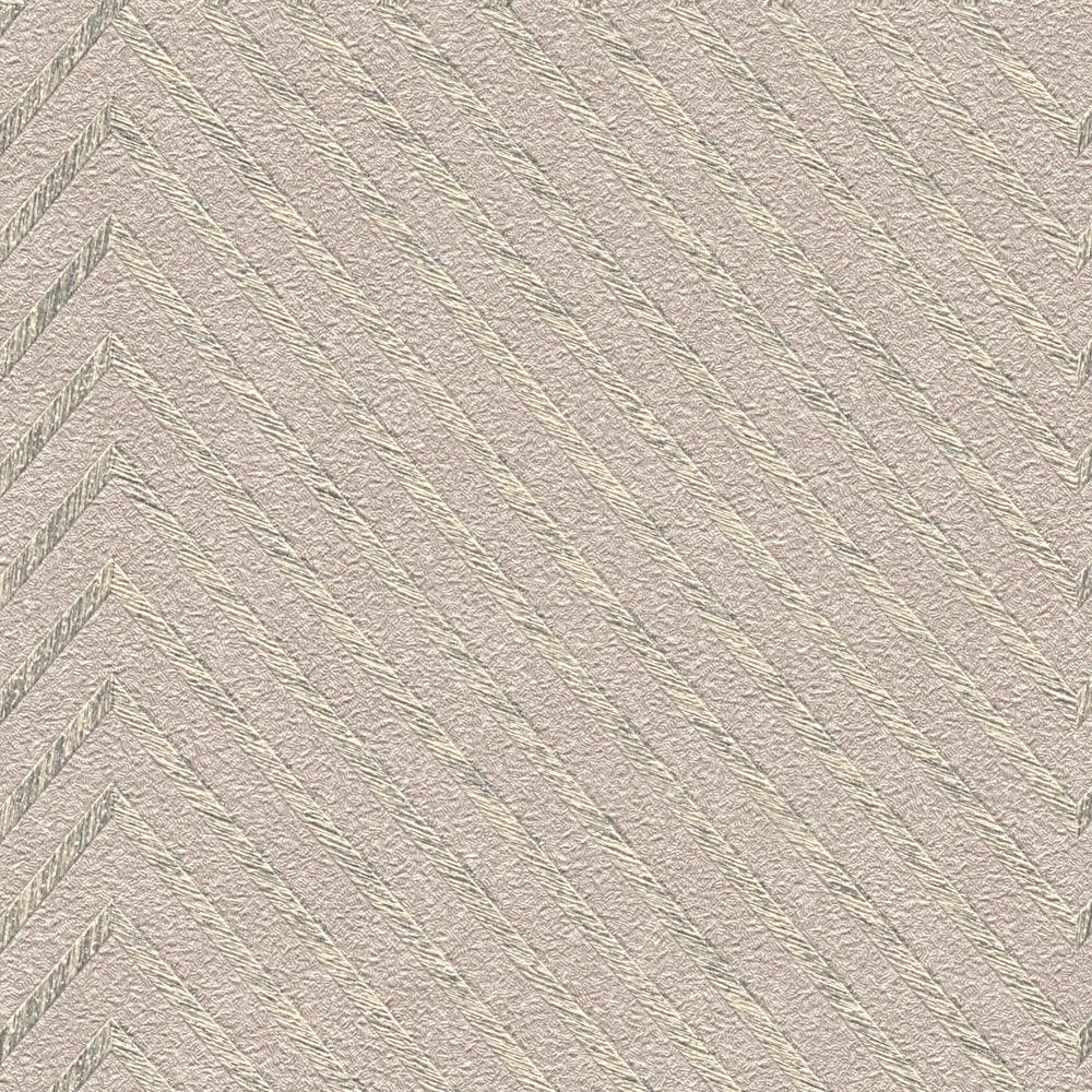 Tapetes ar grafisko dizainu, skandināvu stils - bēšā krāsā - 1321156 AS Creation
