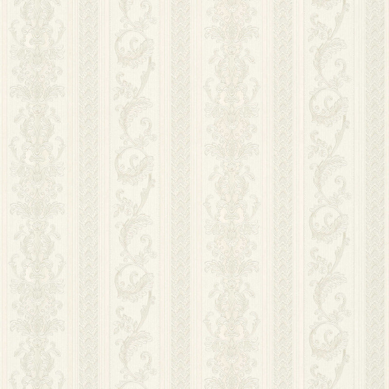 Tapetes ar greznu svītrainu dizainu un ornamentu, 335471 (atlikums 2 ruļļi) AS Creation