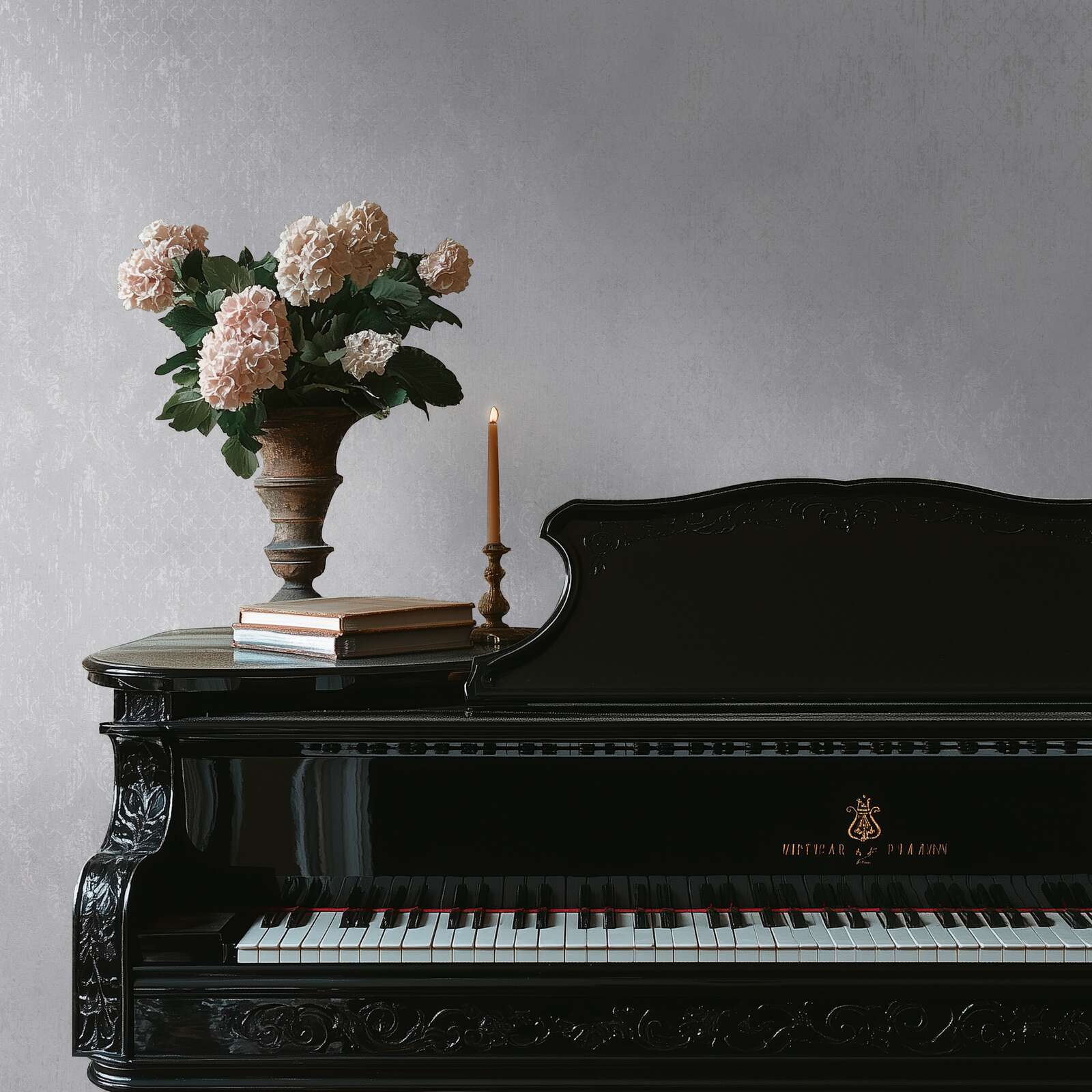 Tapetes ar klasisku ornamentu un mirdzošiem akcentiem - pelēka, sudraba - 786721 AS Creation