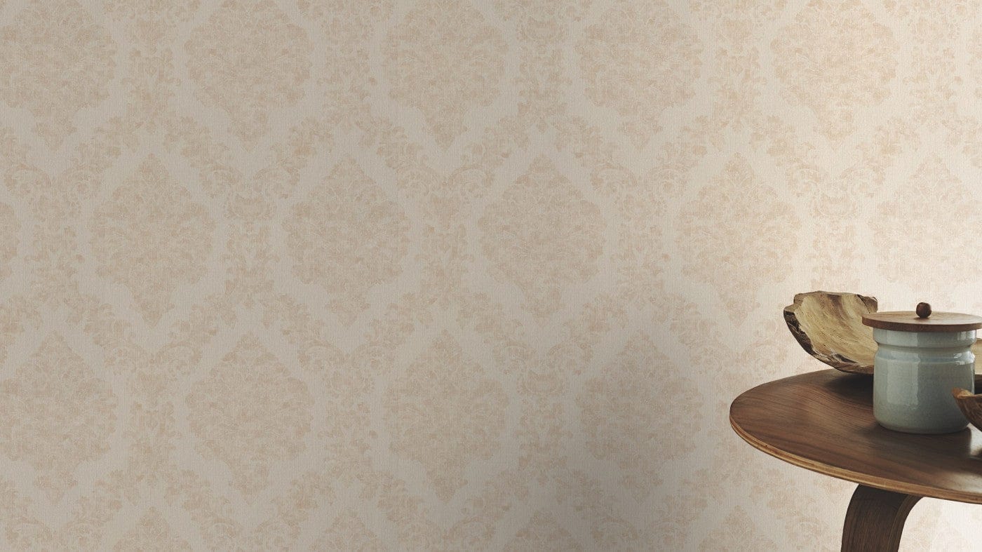 Tapetes ar klasisku rakstu gaišos toņos - RASCH 1466376 RASCH