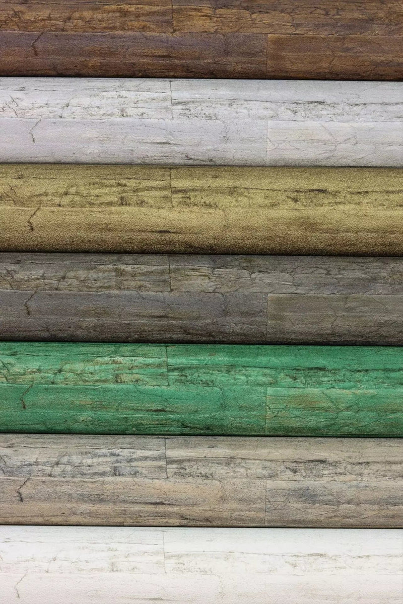 Tapetes ar koka dēlīšu tekstūru stilīgā krēmkrāsā, RASCH, 2030650 RASCH