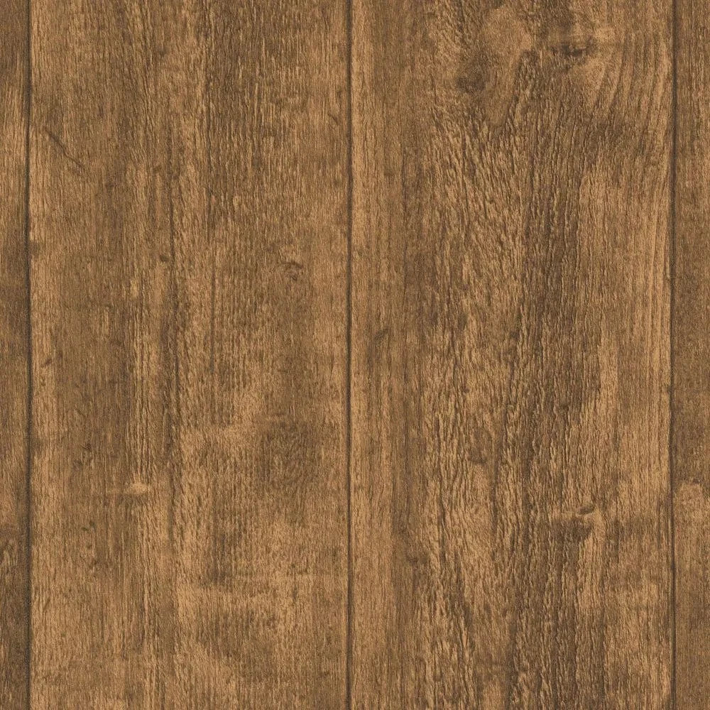 Tapetes ar koka imitāciju dabiski brūnā krāsā - dabiskai atmosferai AS Creation