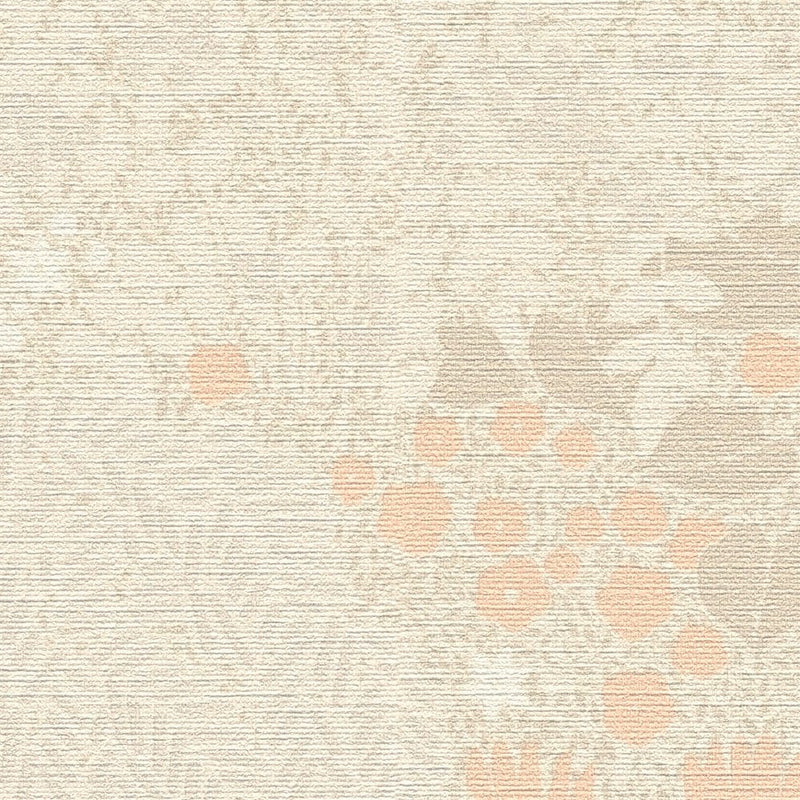 Tapetes ar lapām ar smalku tekstūru, matētas: bēšā, rozā, 1400436 AS Creation
