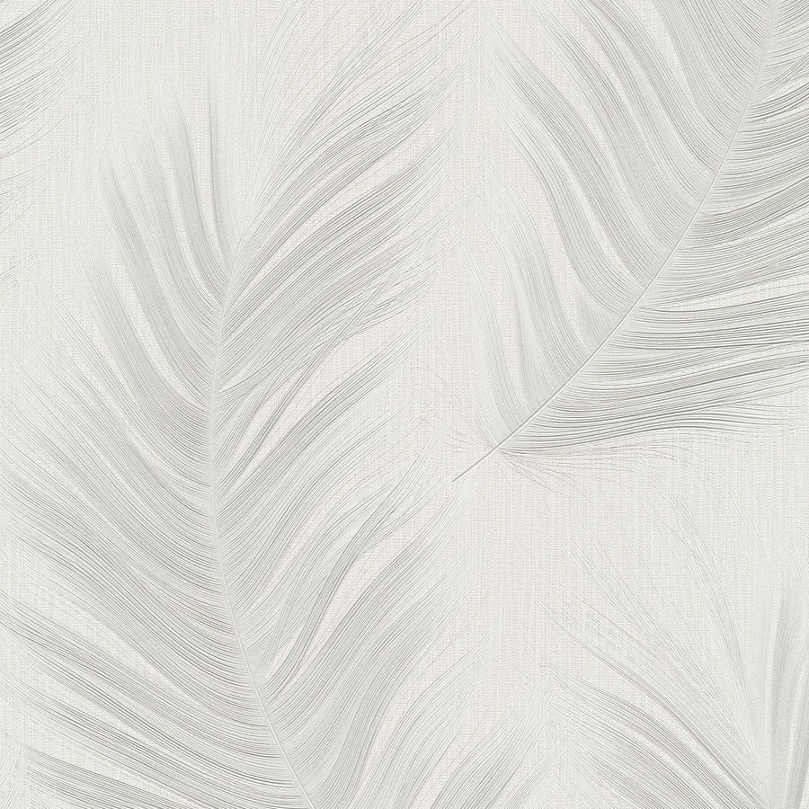 ERISMANN tapetes 4005757: Lielas lapas, pelēka Erismann