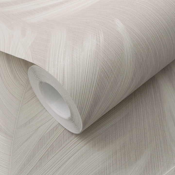 ERISMANN tapetes 4005765: Lielas lapas, taupe Erismann