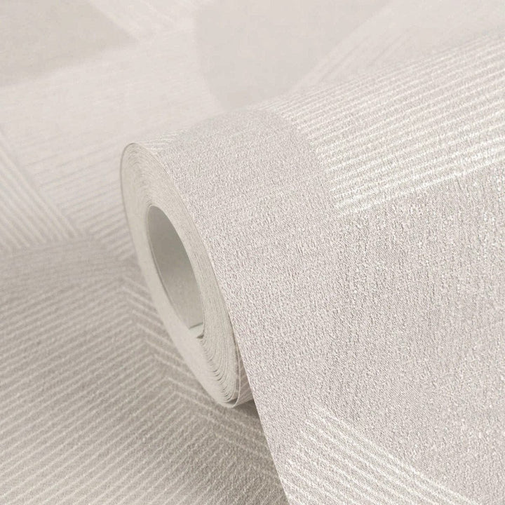 Tapetes ar maigām formām un vieglu tekstūru | silti pelēkā krāsā AS Creation