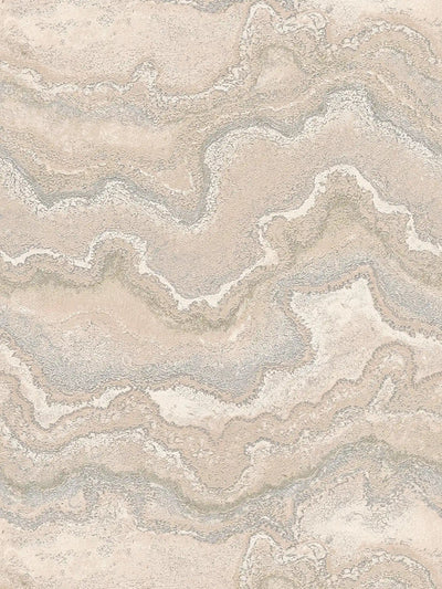 Tapetes ar marmora rakstu - bēšos toņos, 1406464 AS Creation