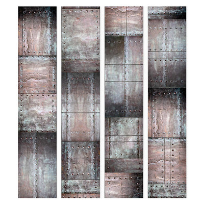 Tapetes ar metāla rakstu pelēkā krāsā, 89137 G ART
