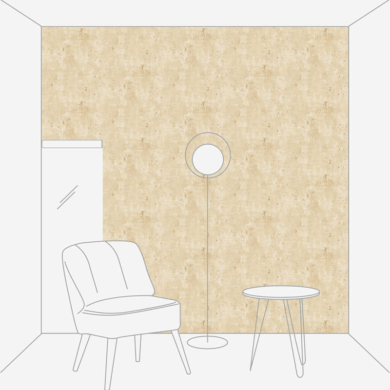 Wallpaper with metallic accents - beige with gold elements, 1406641 AS Creation
