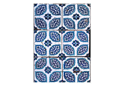 Tapetes ar mozaīkas rakstu zilos toņos, 89075 G ART