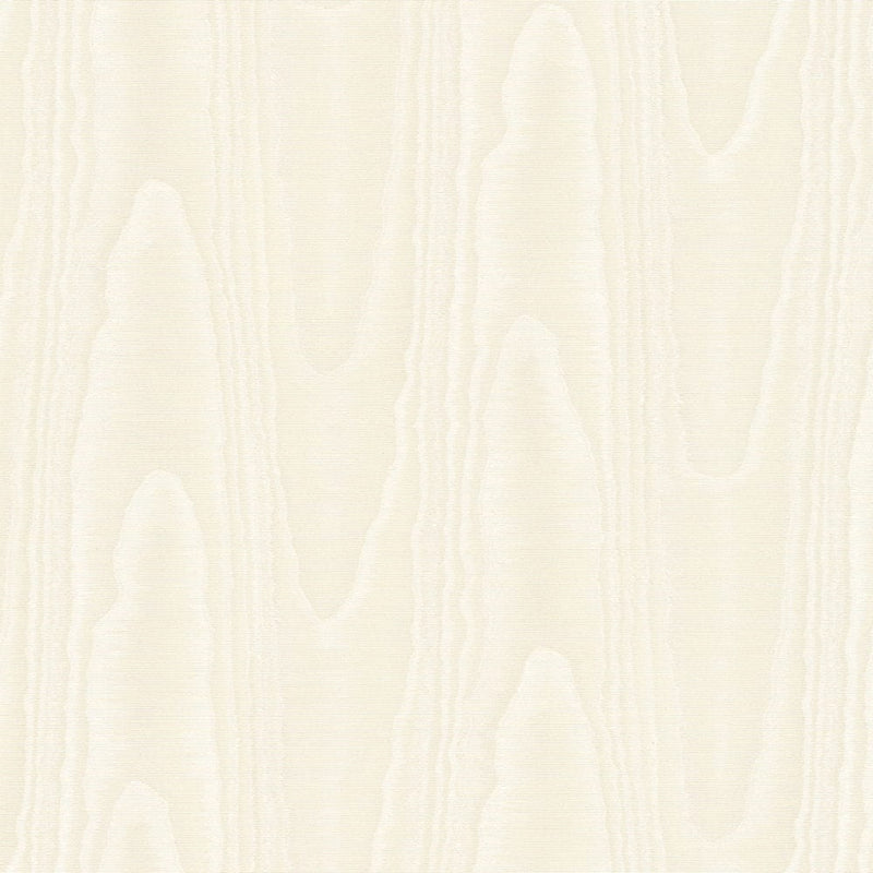 Tapetes ar muarē auduma imitāciju baltā krāsā AS Creation