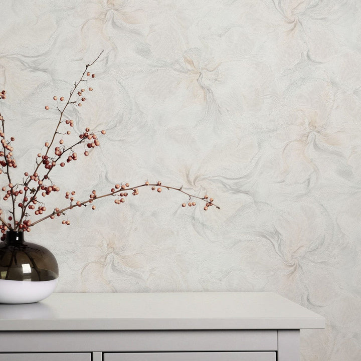 ERISMANN tapetes 4005412: Marmora efekts, pelēka Erismann