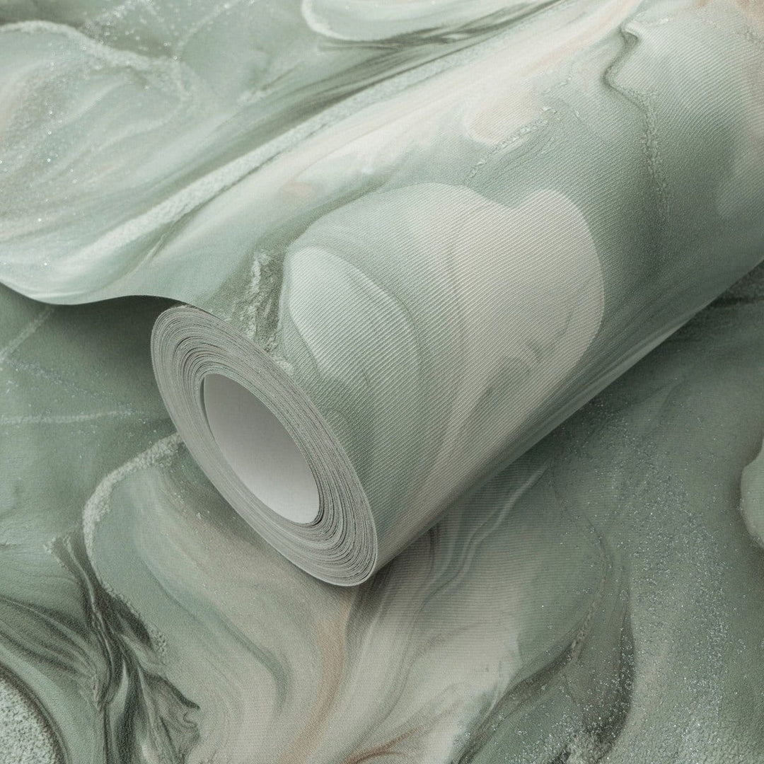 ERISMANN tapetes 4005432: Marmora efekts, tirkīza Erismann