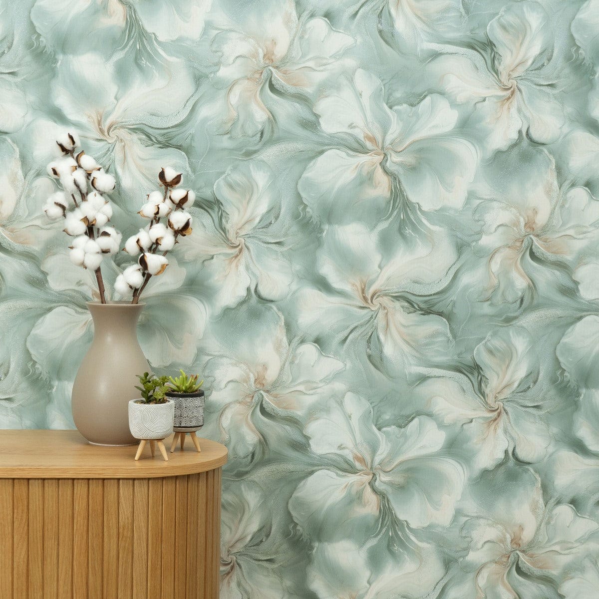 ERISMANN tapetes 4005432: Marmora efekts, tirkīza Erismann