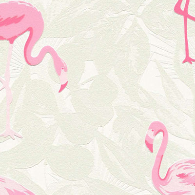 Tapetes ar rozā flamingo 359801 AS Creation