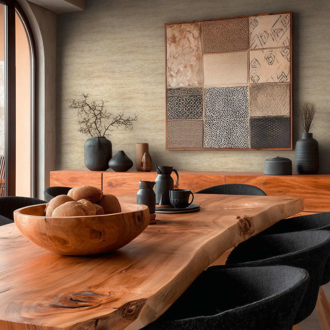 Tapetes ar siltu akmens tekstūru - brūnā krāsā - 3012671 AS Creation