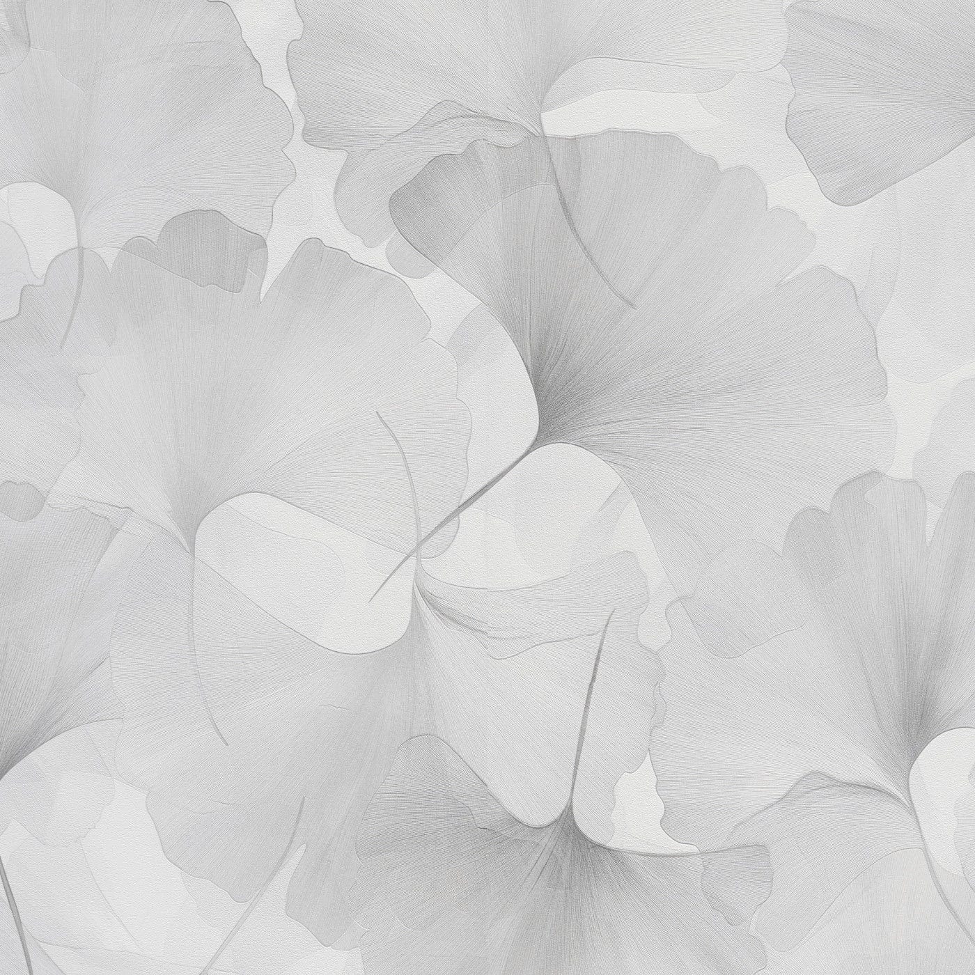 ERISMANN tapetes 3774767: Ginkgo lapas, pelēka Erismann