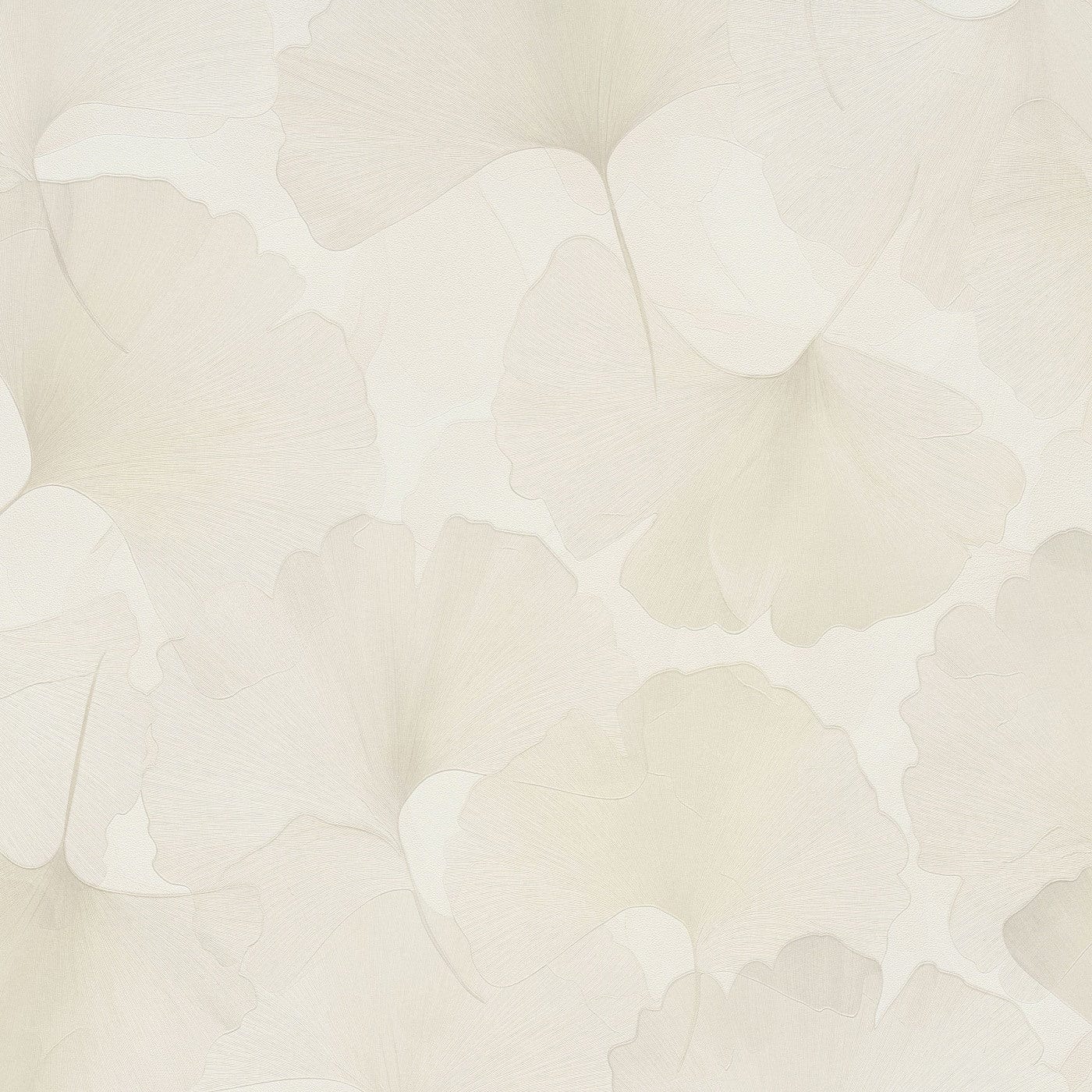 ERISMANN tapetes 3774746: Ginkgo lapas, krēmkrāsa Erismann