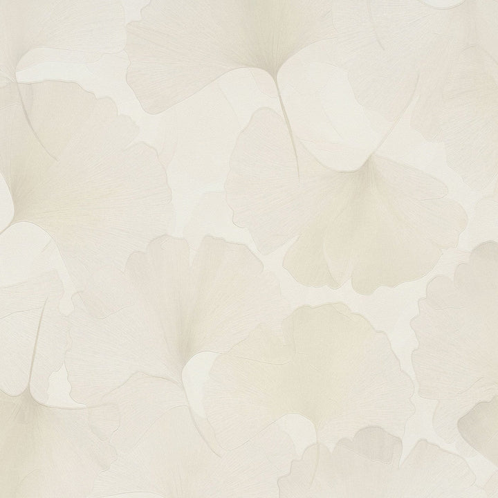 ERISMANN tapetes 3774746: Ginkgo lapas, krēmkrāsa Erismann
