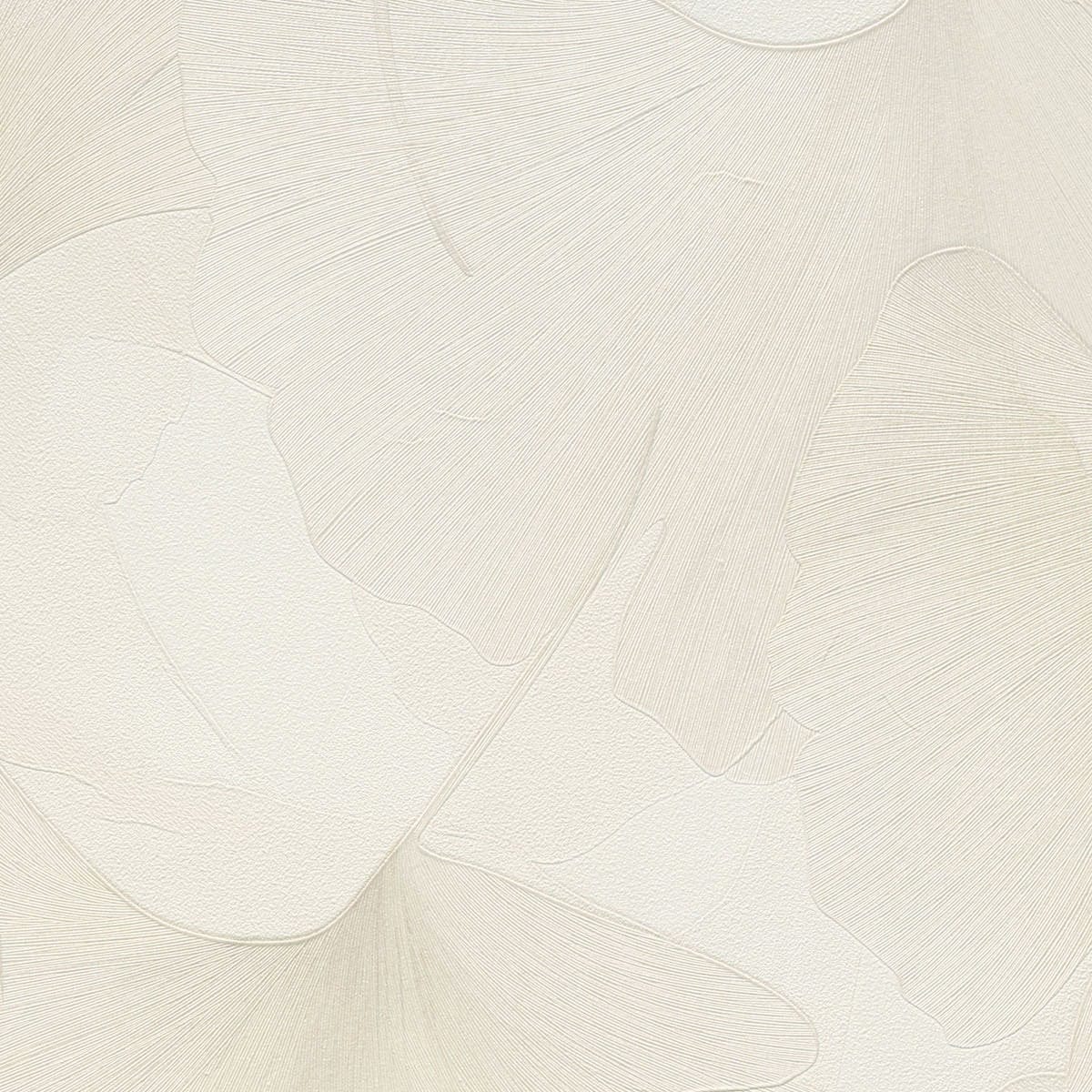 ERISMANN tapetes 3774746: Ginkgo lapas, krēmkrāsa Erismann