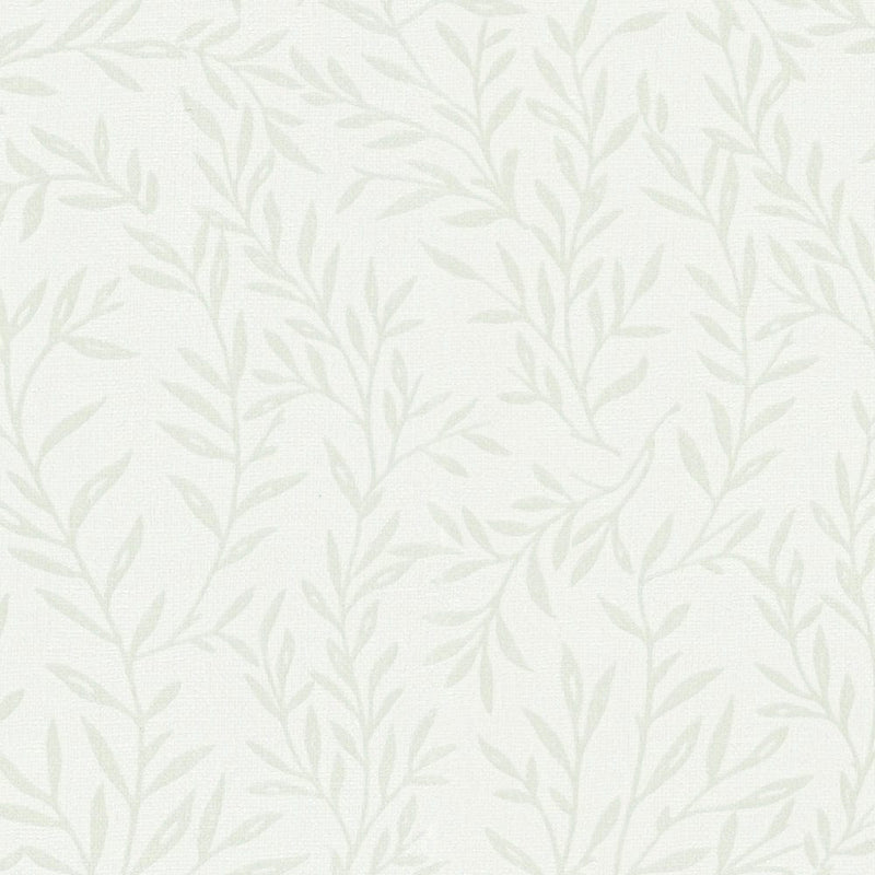 Tapetes ar smalkām lapām kantrī stilā: zaļā krāsā - 1373113 AS Creation