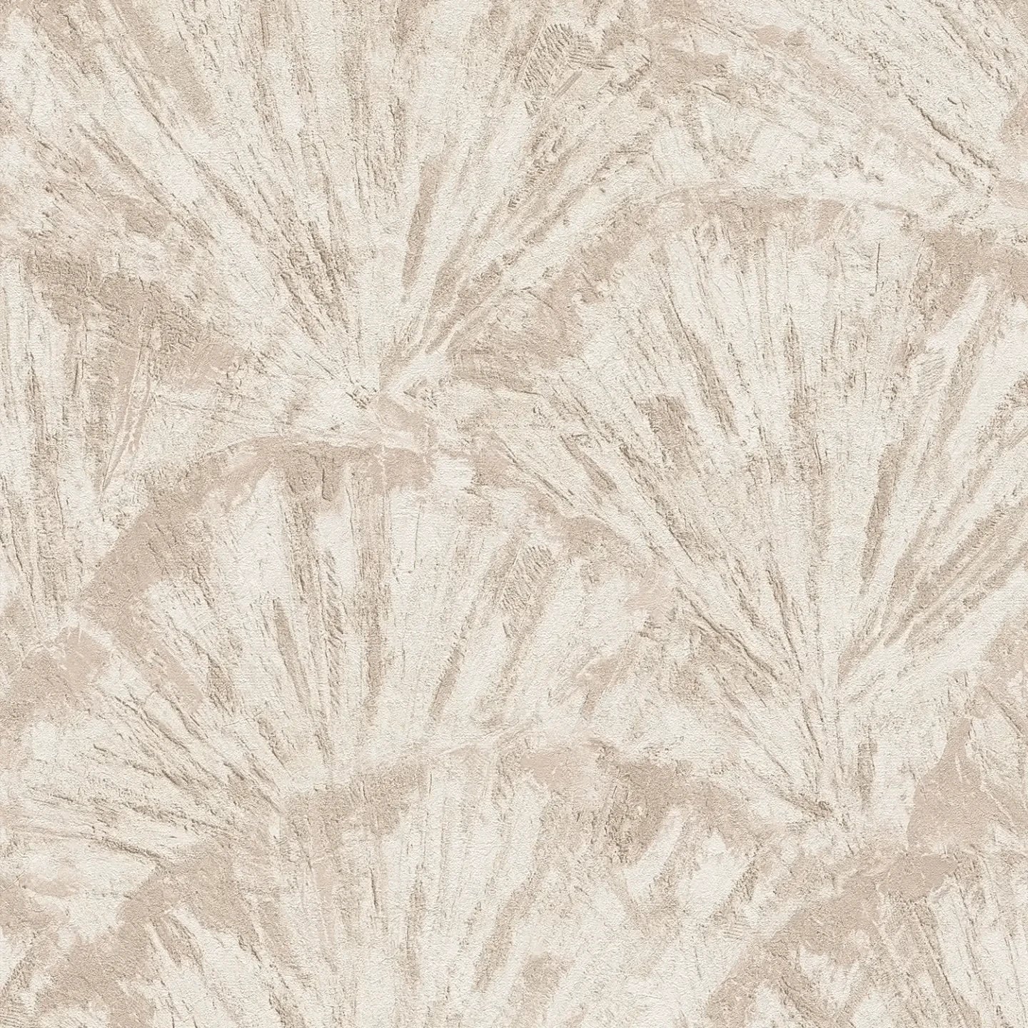 Tapetes ar smalku tekstūru, kas atgādina lapas, organiskā stilā, bēšā, 781982 AS Creation