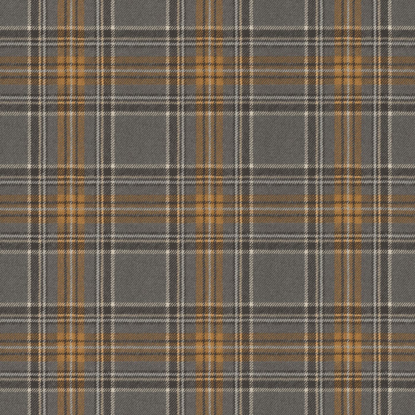 Tapetes ar tartāna rakstu: melna, pelēka, brūna, RASCH, 537451 RASCH