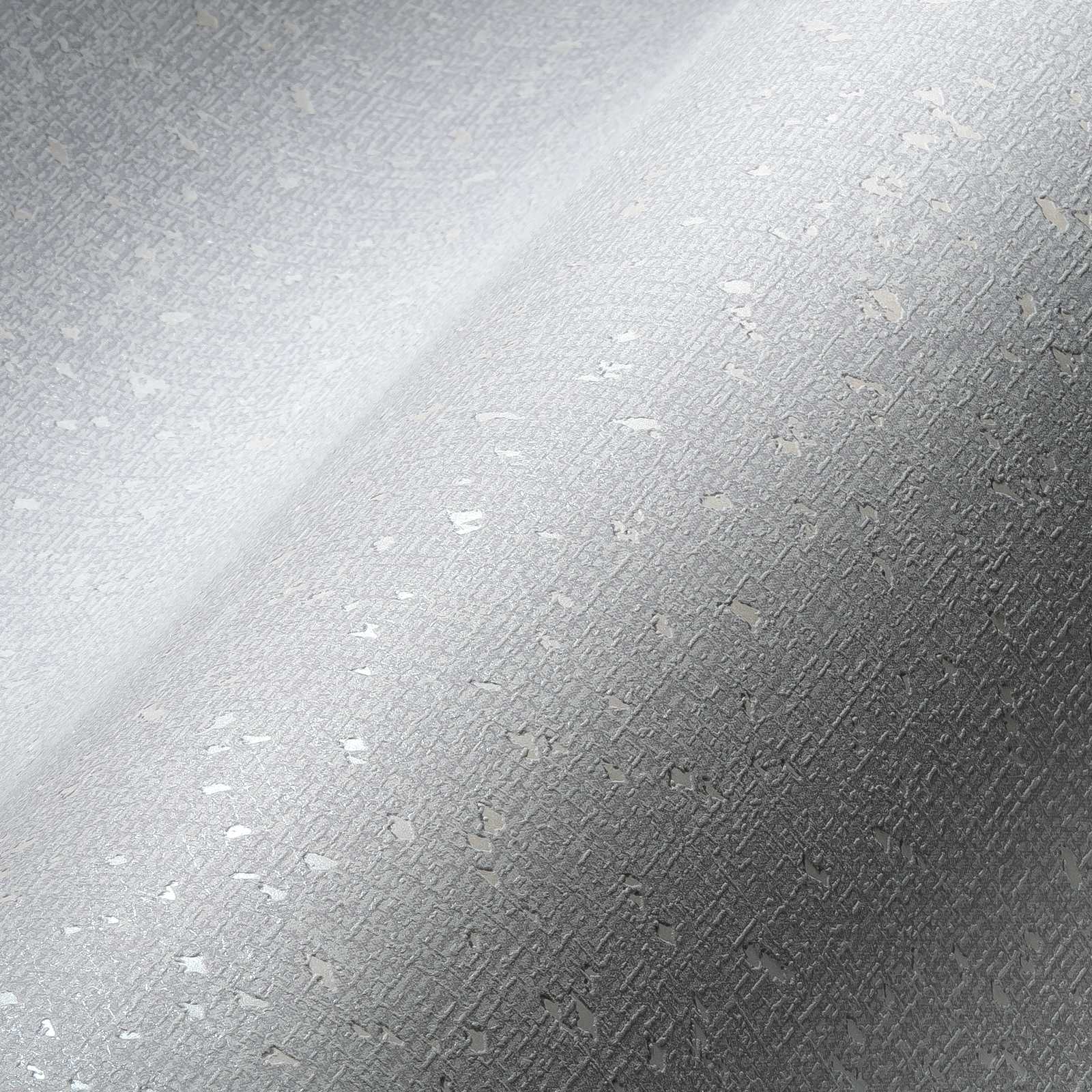 Tapetes ar tekstila struktūru un metālisku akcentu, balta - 1363716 AS Creation