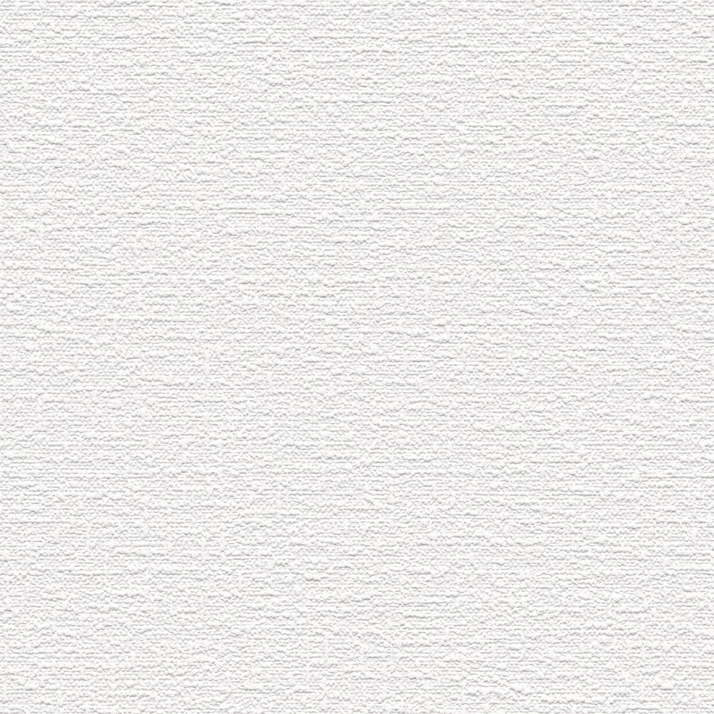 Lētas tapetes ar teksturētu rakstu baltā krāsā (0.53x15m) - 95469 AS Creation