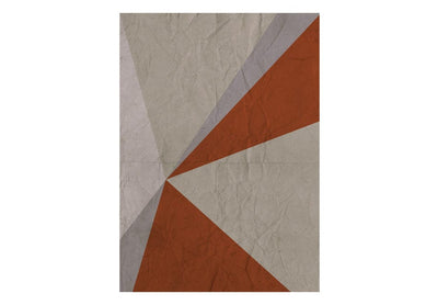 Tapetes ar trīsstūriem: brūna, pelēka, bēšā, 89171 G ART