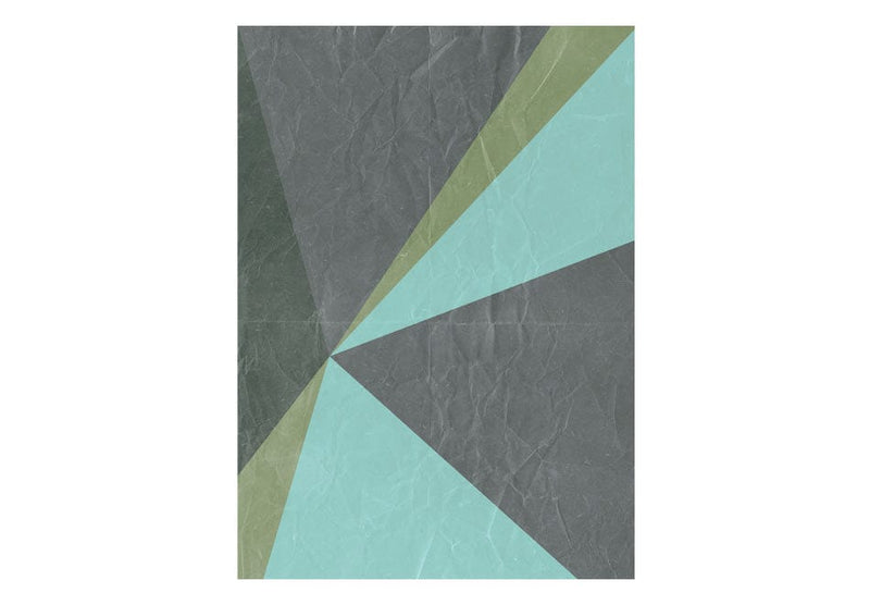 Tapetes ar trīsstūriem: tirkīza/zila/zaļa, 89067 G ART