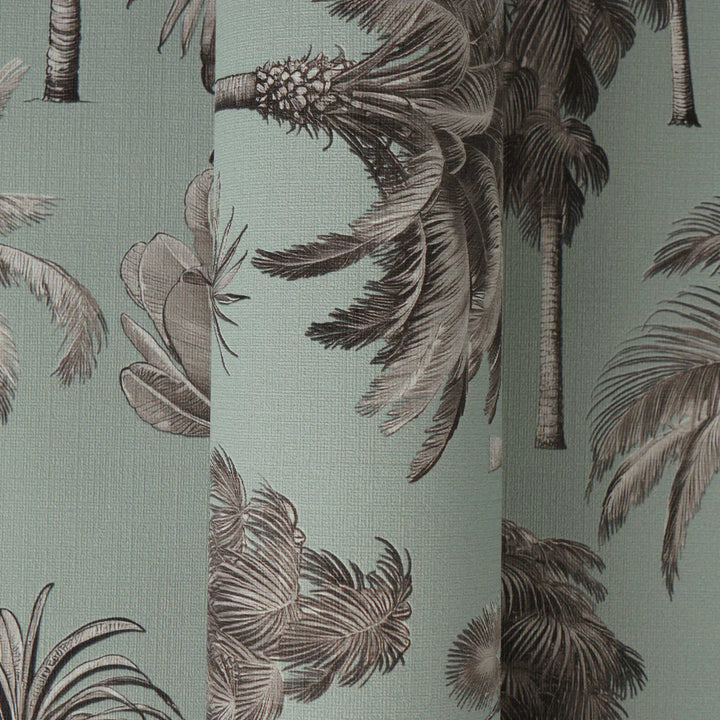 Tapetes ar tropisku palmu motīvu | salvijas zaļas - 3012241 AS Creation
