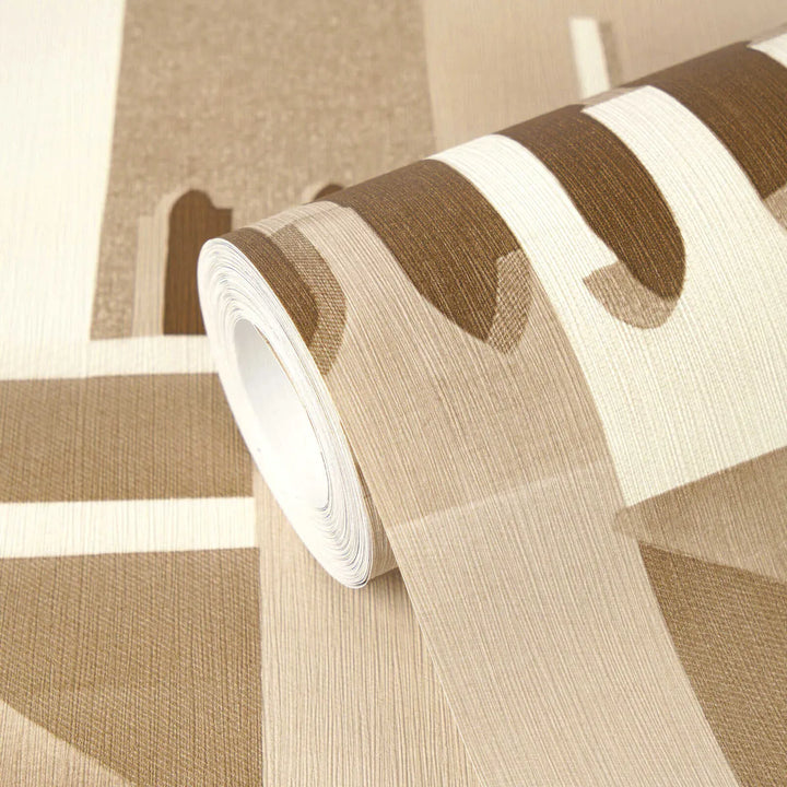 Tapetes ar Vidusjūras arhitektūras motīvu | brūna, bēša - 3012475 AS Creation