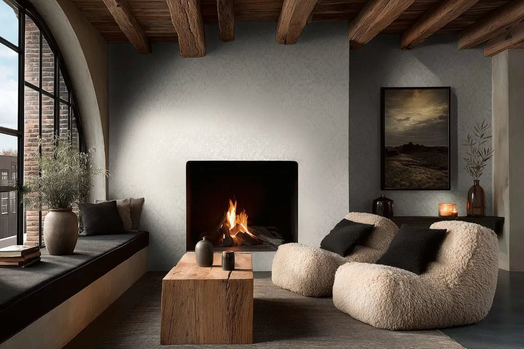 Tapetes ar viegli teksturētām ziedu zariem - krēmkrāsa - 3007034 AS Creation