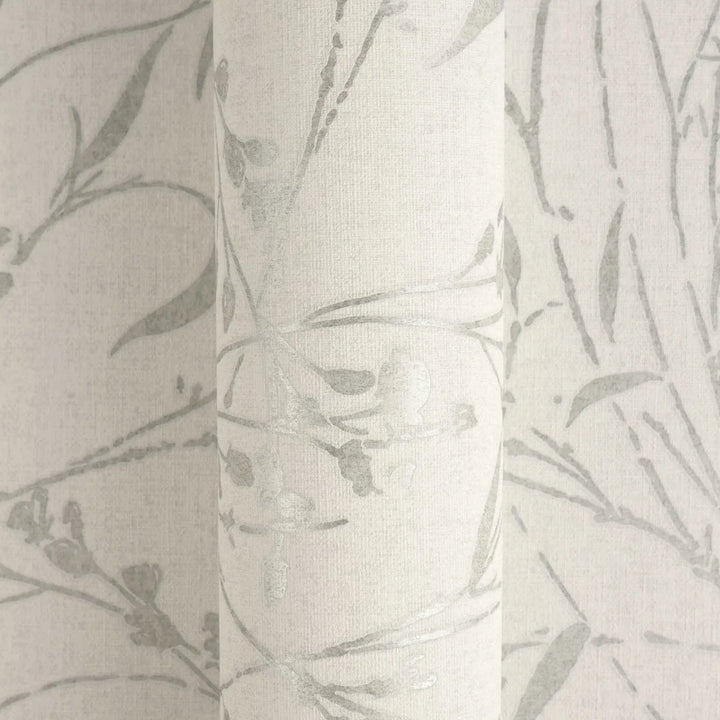 Tapetes ar viegli teksturētām ziedu zariem - krēmkrāsa - 3007034 AS Creation