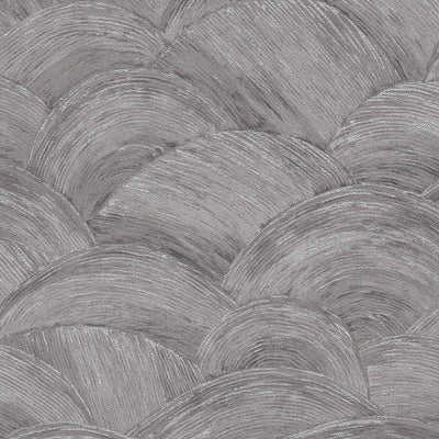 Flizelīna tapetes ar viļņainu tekstūru pelēkā krāsā, 1373615 AS Creation