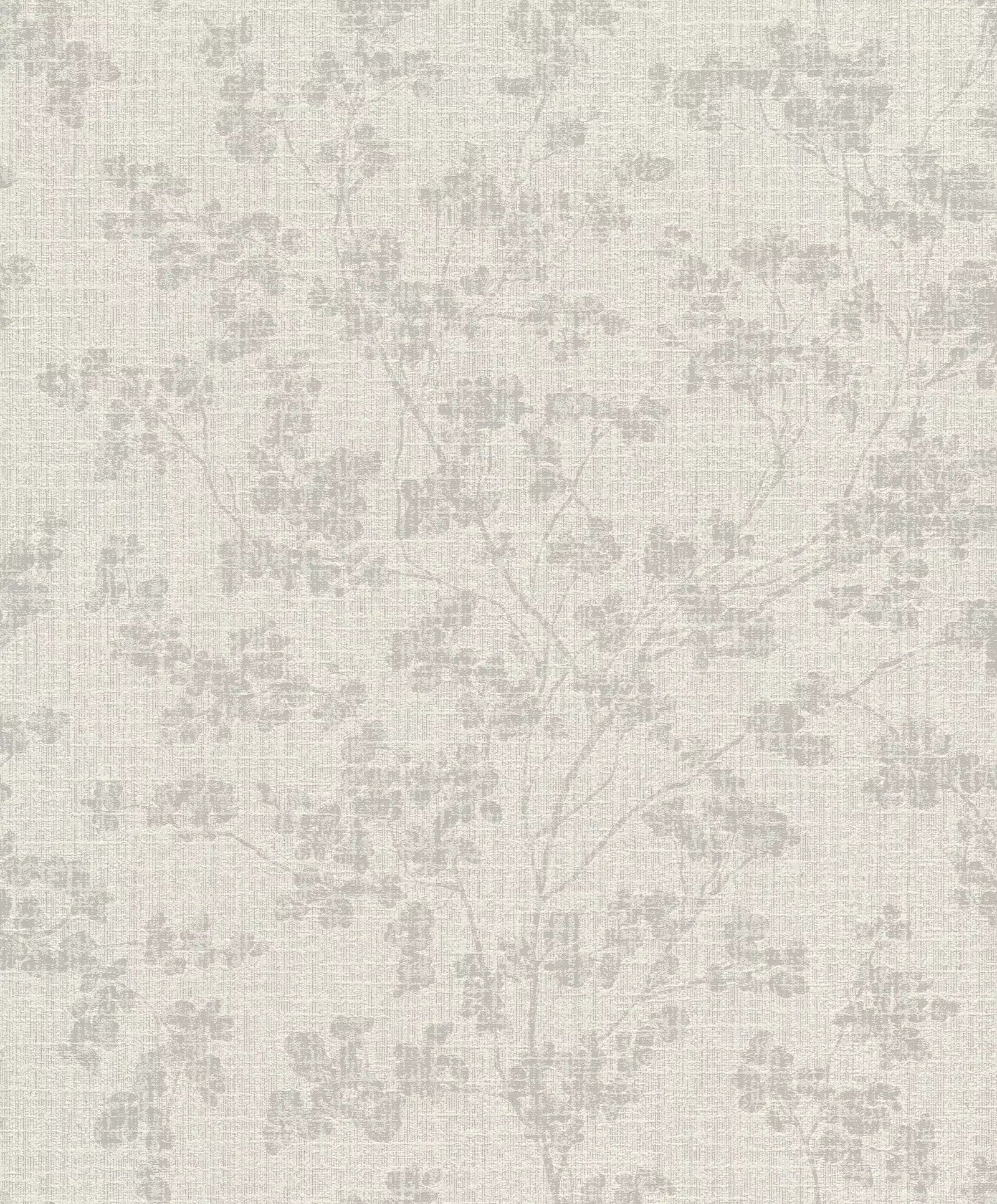 Tapetes ar zariņiem uz tekstila fona un maigu spīdumu, pelēkā, 653861 RASCH