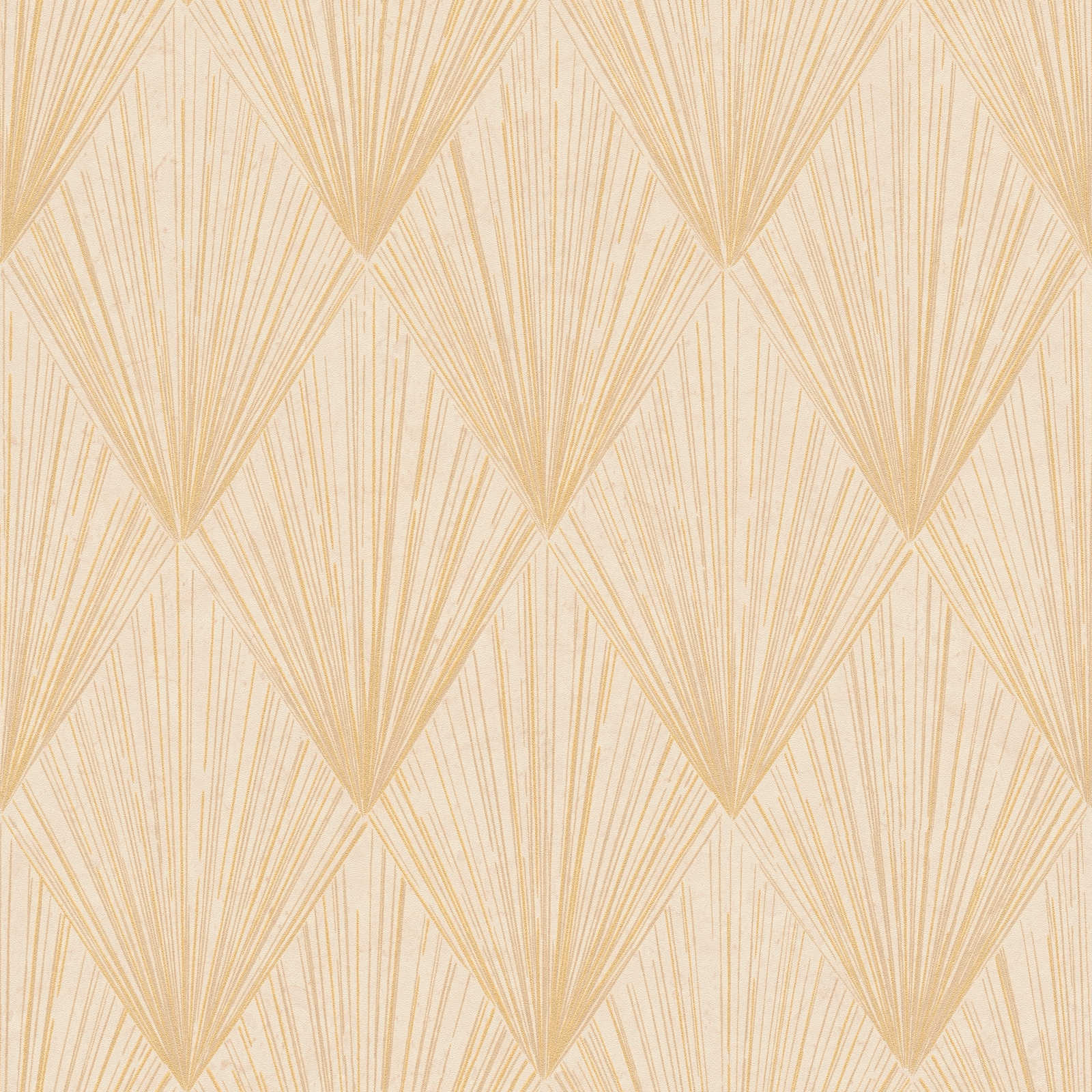 Modernas tapetes ar ģeometriskam figūram bēšā krāsā AS 378643 AS Creation