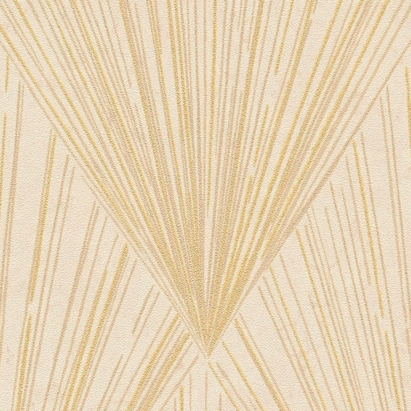 Modernas tapetes ar ģeometriskam figūram bēšā krāsā AS 378643 AS Creation