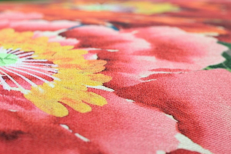 Tapetes ar ziediem austrumu stilā uguns opāla krāsa, RASCH 1435443 RASCH