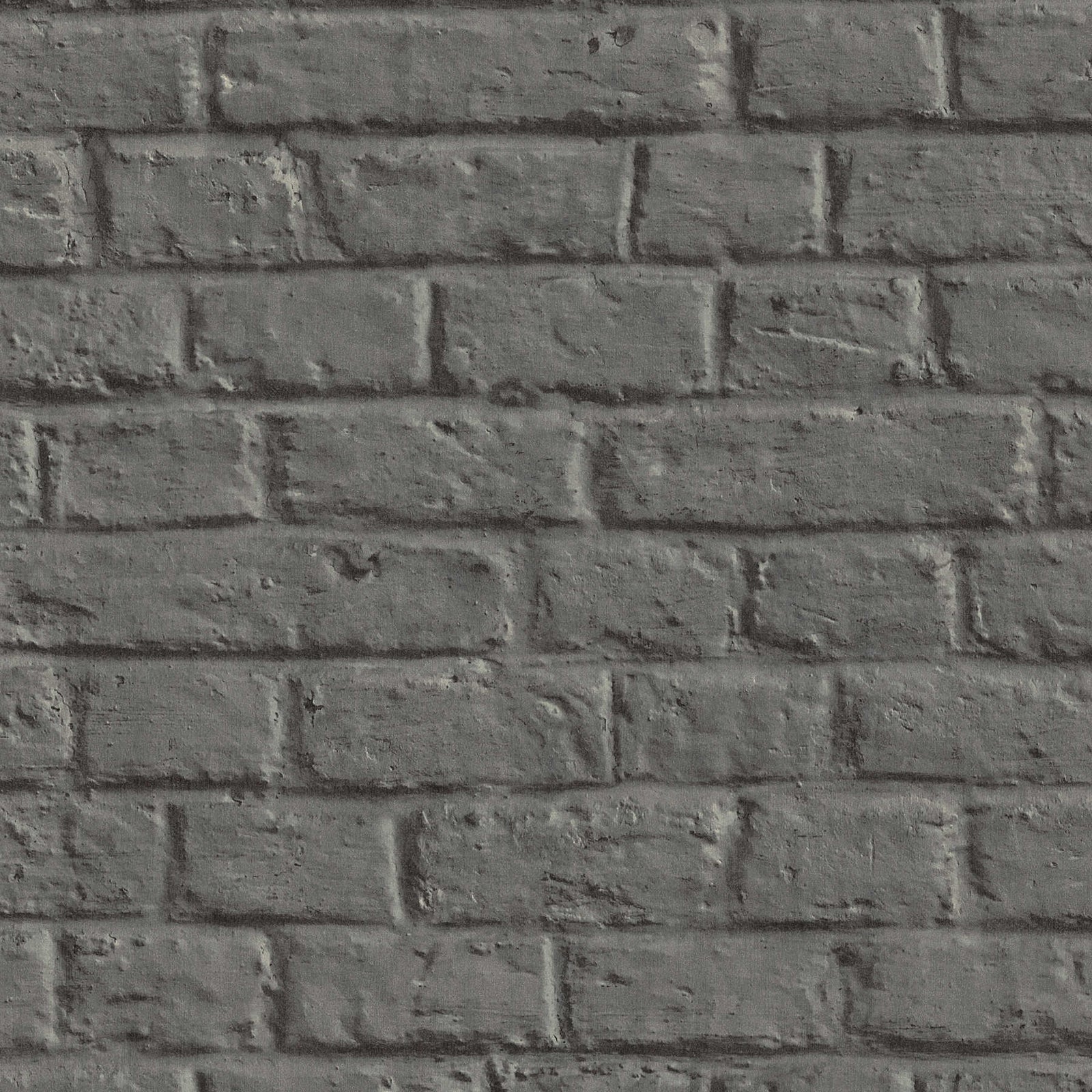 Akmens tapetes ar gludu ķieģeļu izskatu - pelēka, melna AS 369121 AS Creation